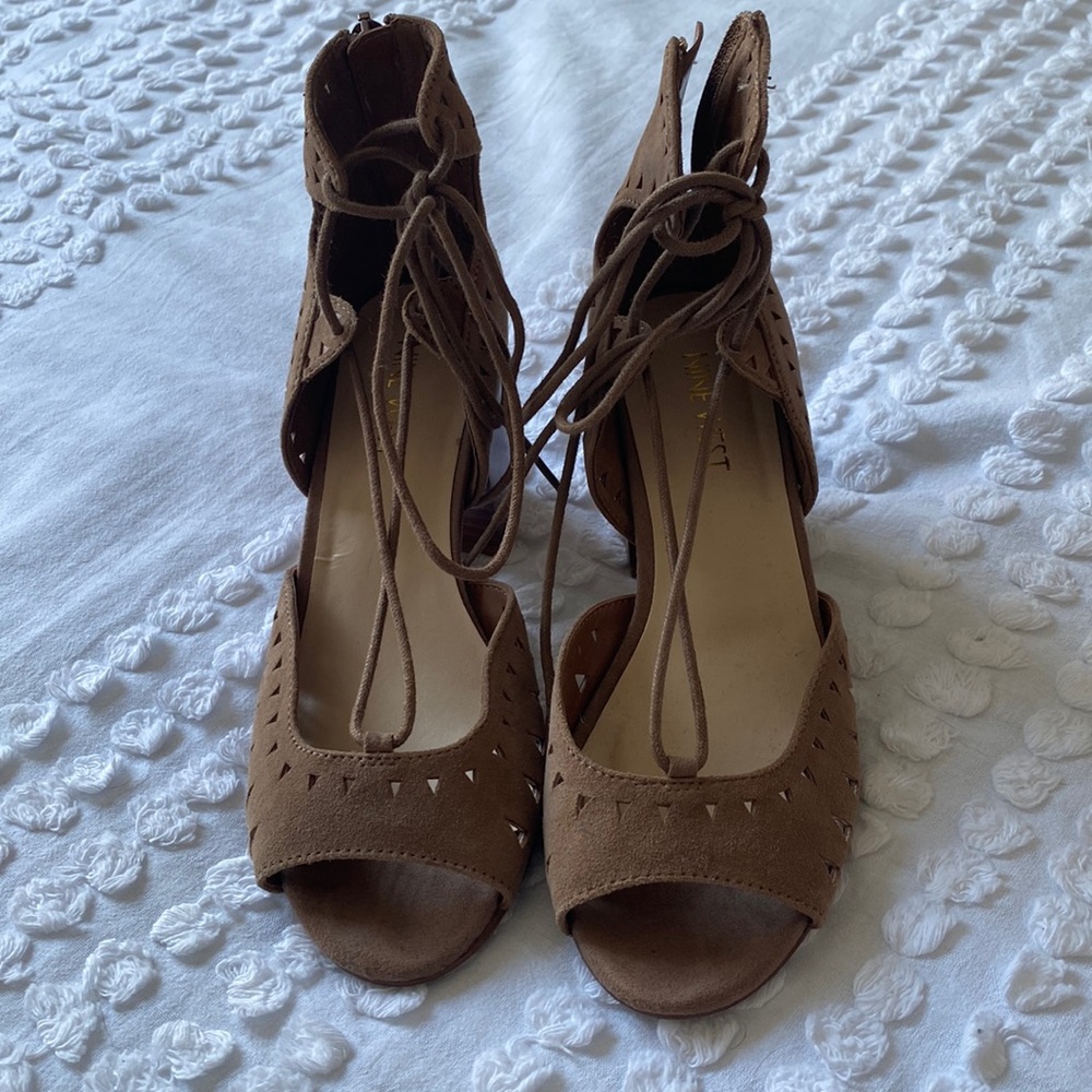 Nine West lace up sandals